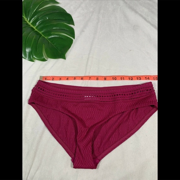 NEW Robin Piccone Perla Banded Hipster Bikini Bottoms in Orchid [ Medium ]‎ - Picture 5 of 12
